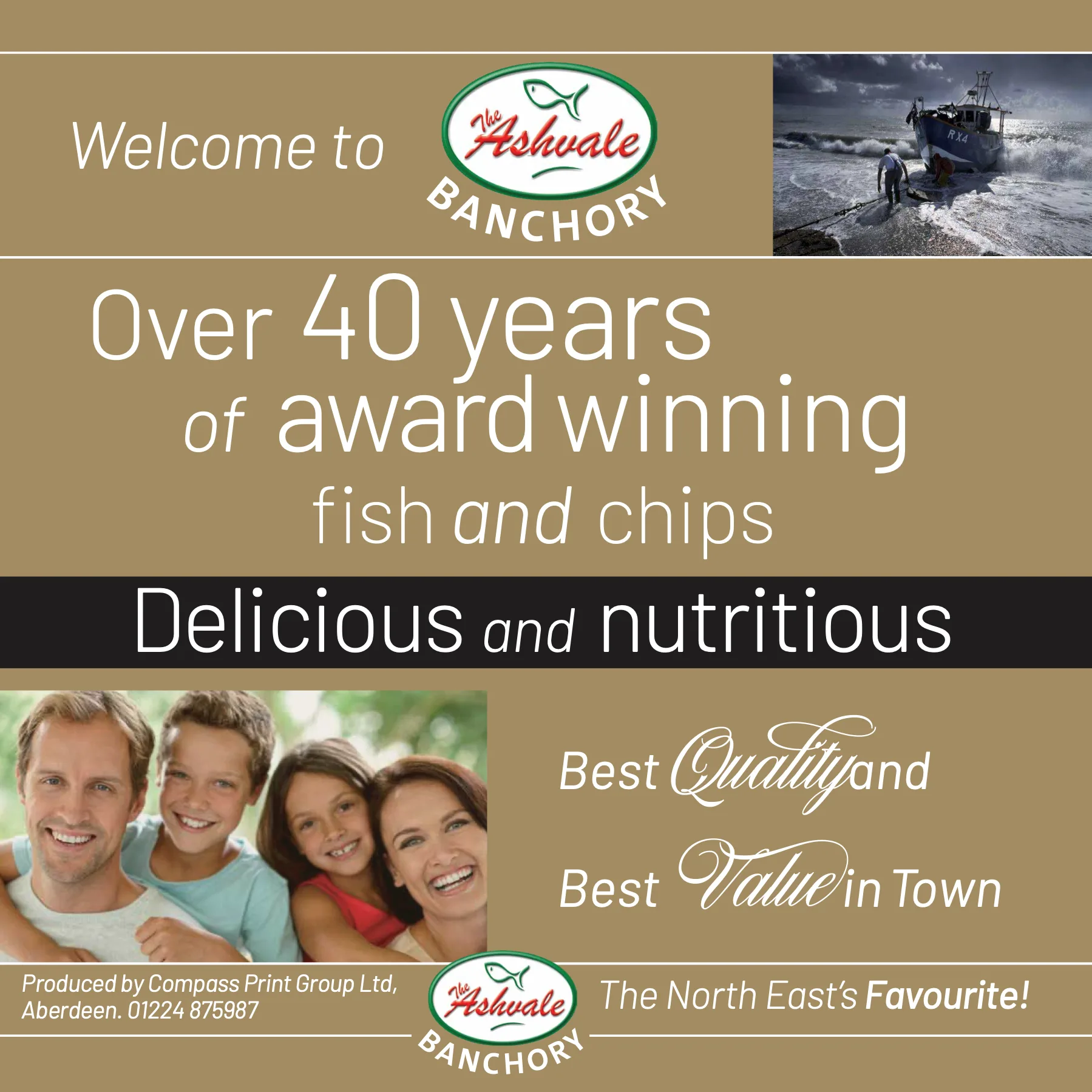 Banchory Take Away Menu, page 1 of 7