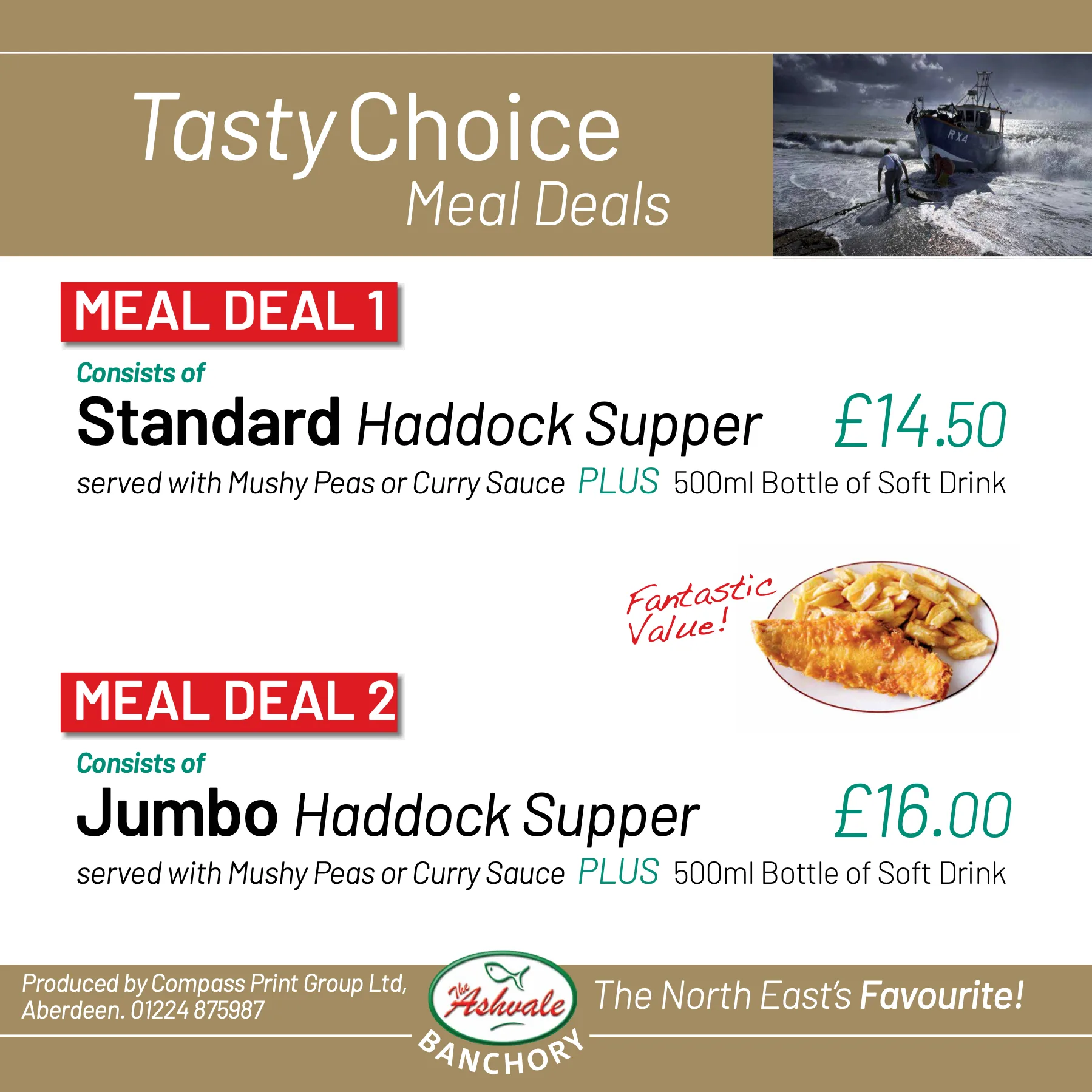 Banchory Take Away Menu, page 2 of 7