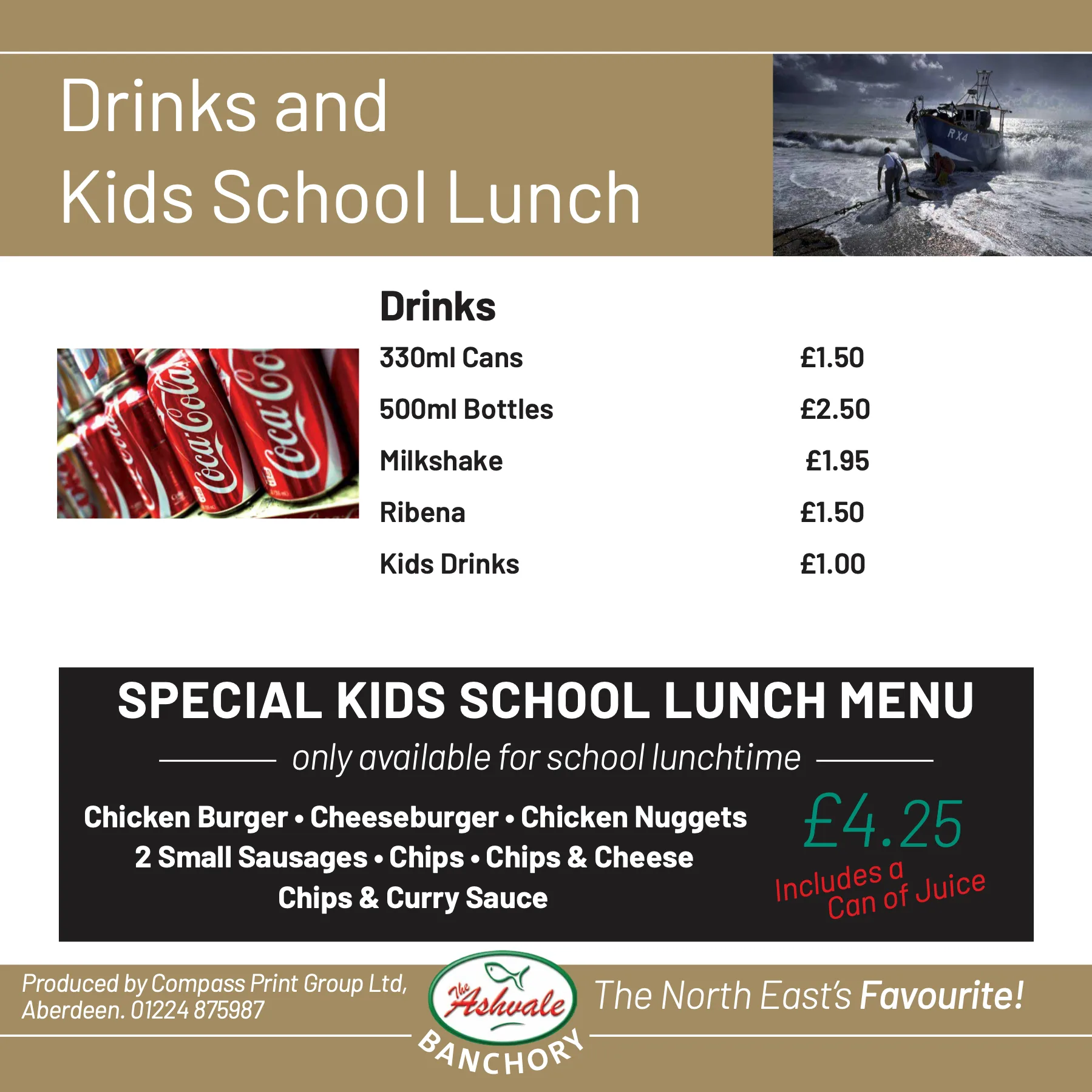 Banchory Take Away Menu, page 6 of 7